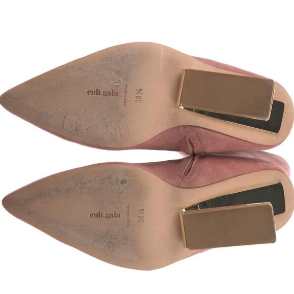 Cult Gaia Pink Suede Bianca Boots Size 38.5 - Picture 7 of 7